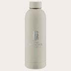 Beige water bottle with 'George Watson's College' logo on a white background